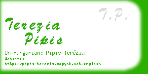 terezia pipis business card