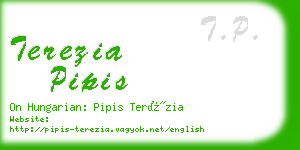 terezia pipis business card